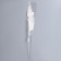 Decor of feathers "Fountain" on the leg, height - 58 cm