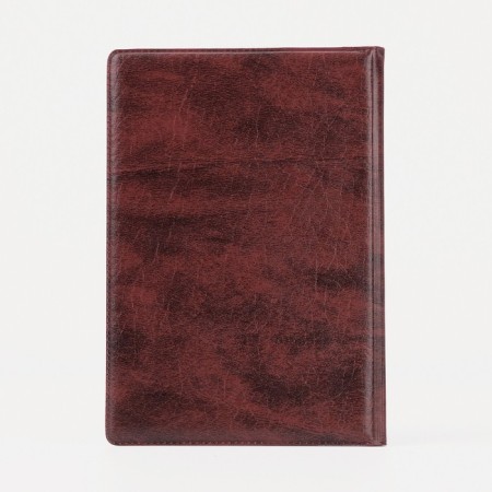 Cover for passport, burgundy color-2