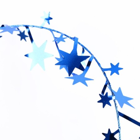 Wire for crafts and decor "Star" length - 5 meters, blue color-3