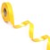 Polypropylene tape "Matt" for decor and gifts, bright yellow, 2 cm x 50 m