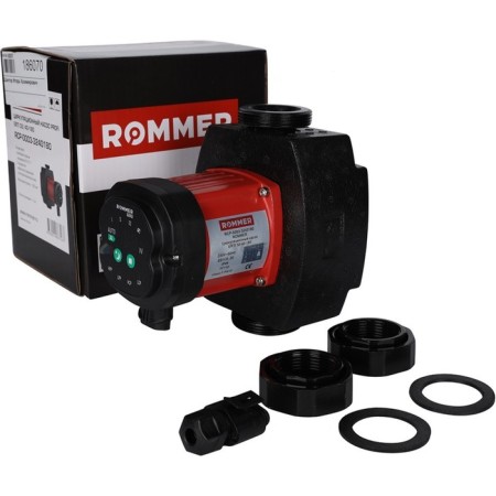 Circulation pump Rommer Erti 32/40-180, 22 watts, pressure 4 m, 3 l/min, nuts, heat insulator-4