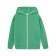 Sweatshirt with a hood for a boy, height 134 cm, green color