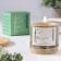Aromatic candle in the bamboo "Eben tree", soy wax, 25 hours, 150 gr, in the box, 8.5x8 cm