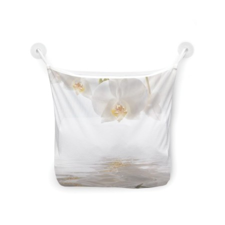Organizer in a bath on suction “Flowers look into the future”, for storing toys and trifles, size 33x39 cm-2