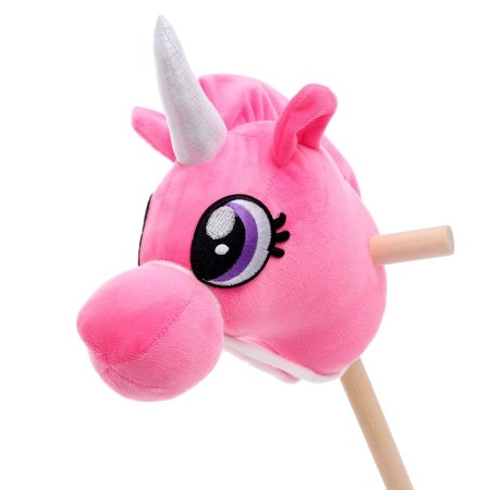 Soft toy "Unicorn-Sckun", on a stick, pink color-5