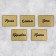 A set of paper stickers for cans "for cereals", 20 pcs, green, 7 x 5 cm