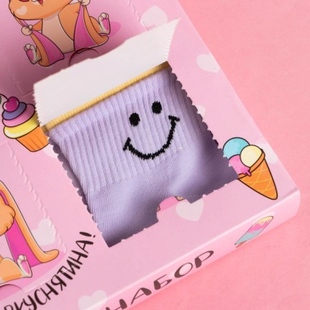 Gift set Advent KAFTAN "Bunny": socks (river 16-18) and accessories-3
