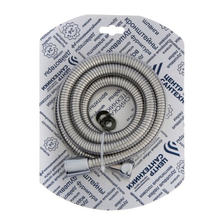 Shower hose "Center of the plumbing", 1/2, 175 cm, conical nut, stainless steel-4