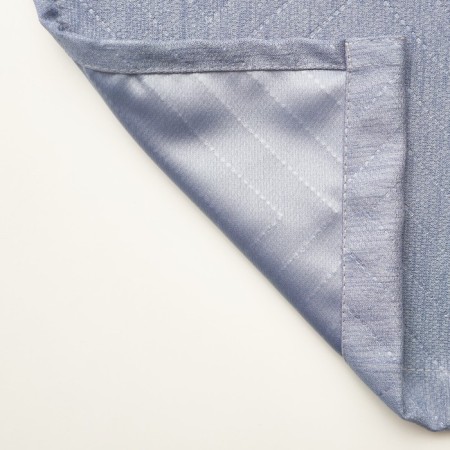 The curtain curtain Witerra with embossing zigzags 135x260cm, blue-blue, blackout, PE100%-4