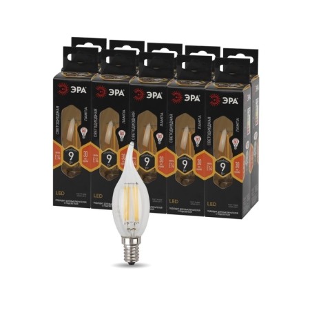 Filament era “candle in the wind”, 9 watts, E14, 1170 lm, 2700k, glow warm white-5
