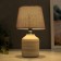 Table lamp 16362/1 E14 40W gray 20x20x30 cm Risalux