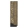 Mirror with engraving in the baguette frame, vignette Ancient brass 85 mm, 85x85 cm