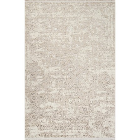 Rectangular carpet Valentis mikonos, size 160x300 cm, color Cream/kahve