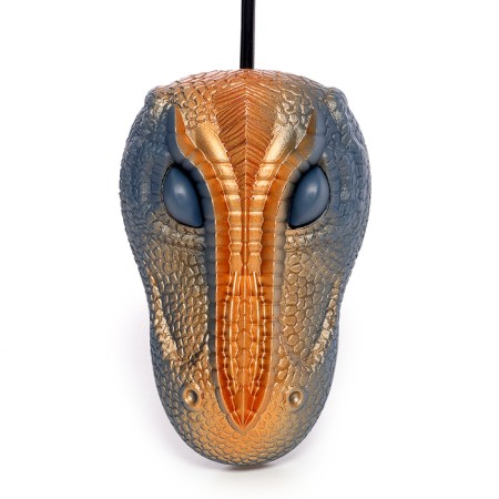 The dragon is radio -controlled, breathes steam, light and sound effects, works from batteries-9
