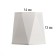 Obacound E27 White 13x14x16 cm