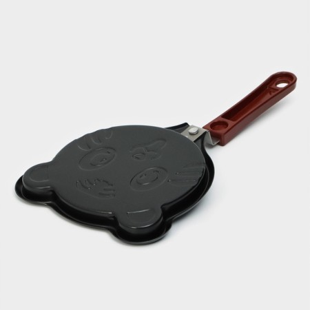 The frying pan “Kitik”, D = 14 cm, plastic handle, anti -stick coating, black color-6