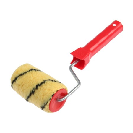 Lom roller, polyester, 100 mm, handle d = 6 mm, d = 48 mm, pile 10 mm