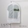 LadoM clothing cover, PVC window, dense, 60 × 90 cm, beige color