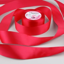 Satin tape, 40 mm × 23 ± 1 m, color bright rally No. 28