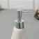 Set: dispenser, glass, soap dish "white"