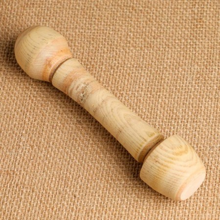 Set: a mortar with a pestle, ash, 13 cm, mix-4