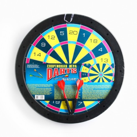 Darts "Viking", D-35 cm, thickness 3 cm, 2 darts, dart 13.5 x 2.5 cm-2