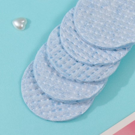 Blue cotton pads 50 pcs in the p/e package-2