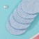 Blue cotton pads 50 pcs in the p/e package