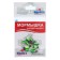 Mormyshka tungsten Marlin’s nails, 3 mm, 0.95 g, green, yellow + gasoline, 10 pcs