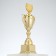 Cup 122D, award figure, gold, plastic stand, 29.5 × 11 × 8 cm.