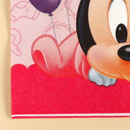 Paper napkins, 33x33 cm, 20 pieces, 3 strata, Minnie Mouse-5