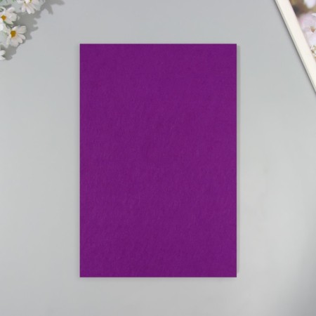 A set of hard felt (5 sheets) 1 mm 20x30 cm, purple-2