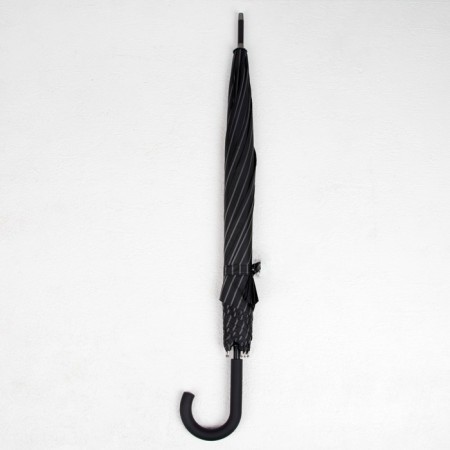 Umbrella - a semiautomatic “strip” cane, 8 spokes, r = 56, black color-4