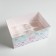 Capcake box, confectionery packaging, 6 cells "Love", 23 x 16 x 10 cm