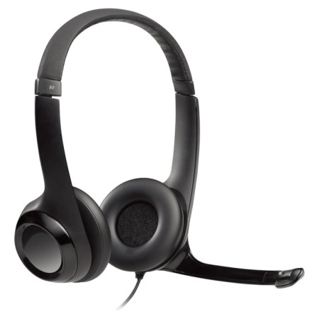 Headphones with the Logitech H390 microphone 1.9M Faling USB heading (981-000803)-3