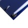 Notebook on rings A5 80 sheets in Calligrata cage blue, plastic cover, offset unit