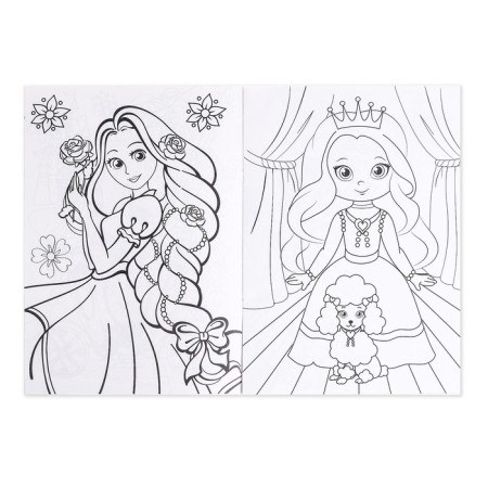 Coloring sets "for girls", 4 pcs. 16 pp., A4 format-3