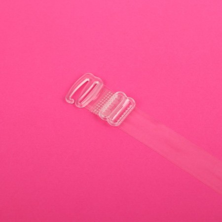 Steplicon straps, plastic accessories, 1.5 cm, 37 cm, pair, color transparent-3
