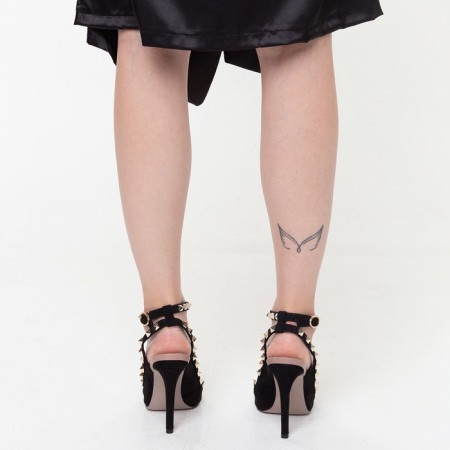 Women's shoes, black color, size 36-4
