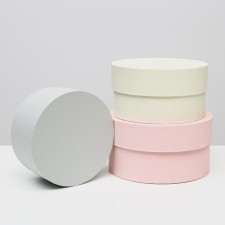 A set of round boxes 3 in 1 