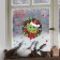 Vinyl stickers on the windows of the "Magic New Year", reusable, 20 x 34.5 cm, New Year