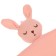Toy - Comforter "Bunny", rattling, dusty rose, mum & Baby