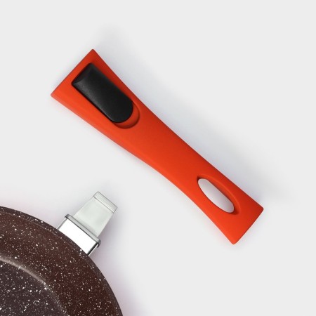 Pan Magistro Terra, D = 20 cm, removable handle Soft-Touch, anti-stick coating, induction, color orange-5