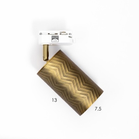Simple Simple Simple Lamp GU10 220V gold 7.5x7.5x20 cm-9