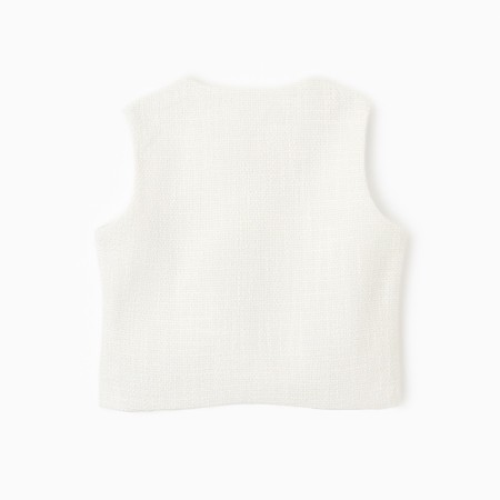 WHITE for Girls, Minaku: Party Dress, white color, height 128 cm-14