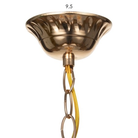 Lamp Bayerlux "Lessons" 1x40W E27 gold 38x38x65 cm-5