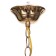Lamp Bayerlux "Lessons" 1x40W E27 gold 38x38x65 cm