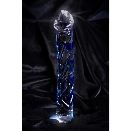 Unrealistic phallimitator Sexus Glass, transparent, 17 cm-8