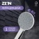 Shower watering can Zein Z3523, D = 80 mm, chrome with a gray insert