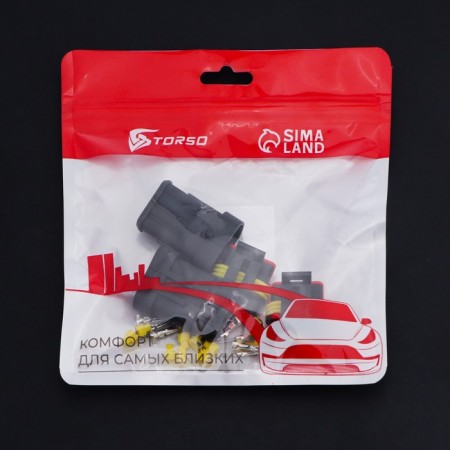 Car connector, hermetic plug-grin dj7041-1.5-11/21 4 contacts, set 2 pcs-5
